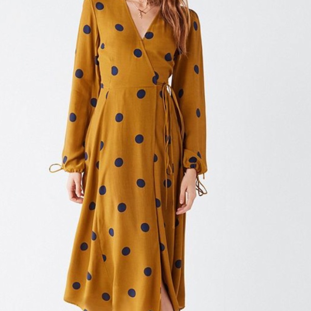 Wrap dress from Urban Outfitters.